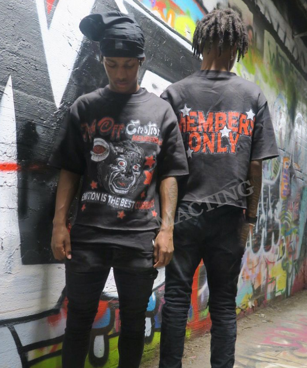 1000 Custom Cotton Round Neck Hip Hop Graphic Tshirt Y2k 3d Print Acid Wash Oversized Heavyweight Cropped Boxy T Shirt Men