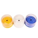 60 Holes Slots Round Dental Bur Box Organizer Block Holder 3 Colors OEM