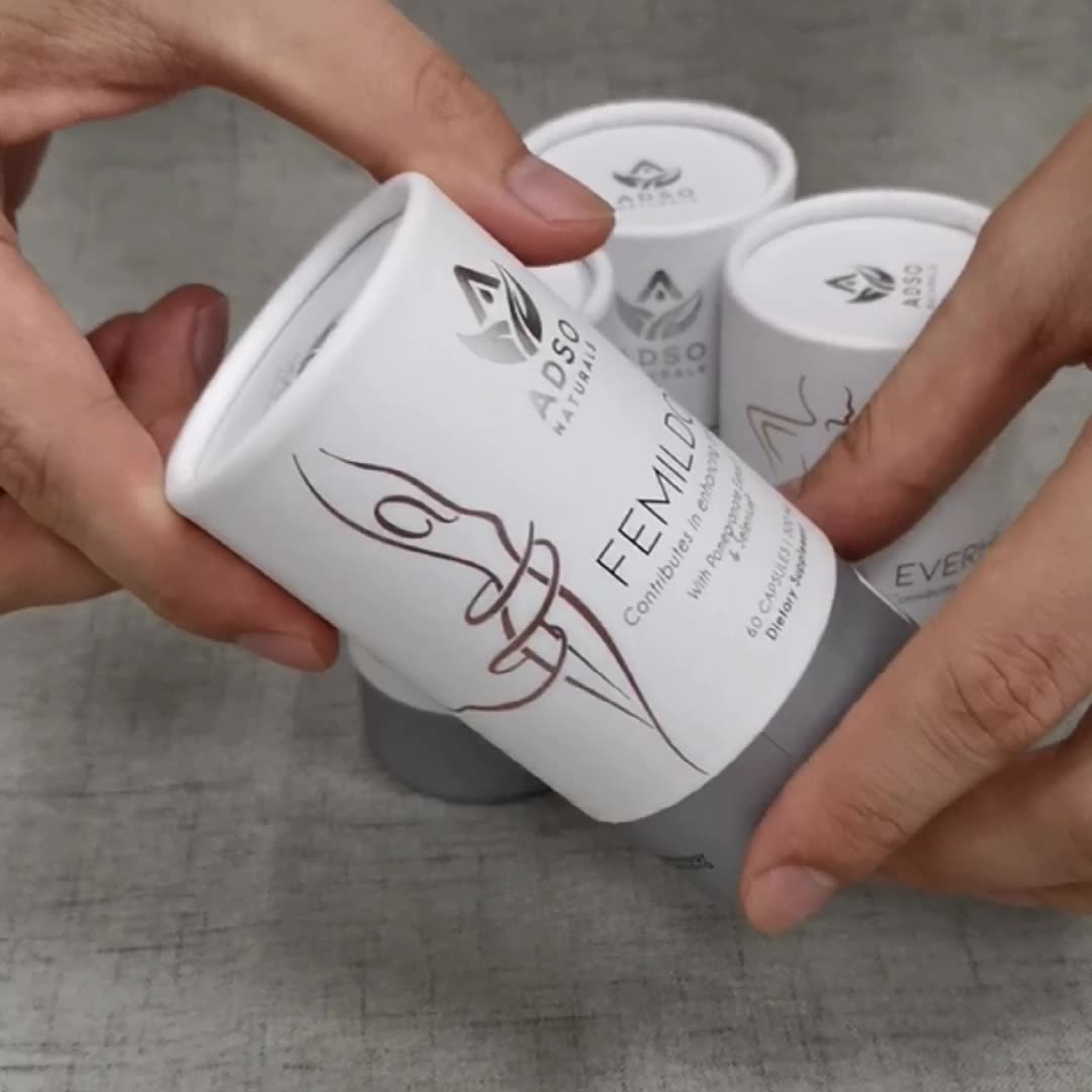 Ultralight Kraft Paper Cylinder Containers