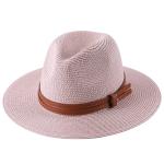 Women's Straw Hat Foldable Panama Sunshade Hat Beach Hat