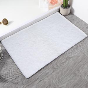 Quality D4 Microfiber Tufted Anti Slip Sponge Backed Shaggy Bathroom Mats wholesale
