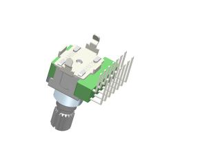 Quality Through Hole Electronic Rotary Switch With Contact Rating 1A 125VAC 10000 Cycles wholesale