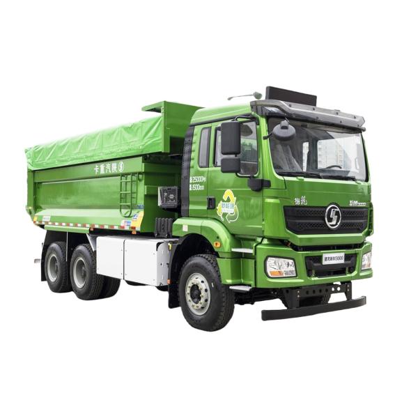 6X4 Used Shacman 10 Wheeler Dump Truck 40 Tons 380 HP F 3000 6X4 Self Loading