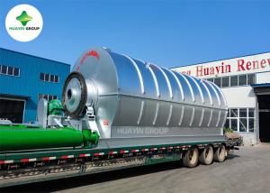 Quality Waste Tyre Refinery To Oil Plant Non Catalytic Pyrolysis Fuel Production Line wholesale