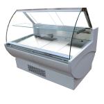 900mm Depth Slim Design Deli Meat Display Case For Butchery Shops Fan Cooling