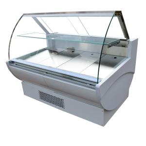 Quality 900mm Depth Slim Design Deli Meat Display Case For Butchery Shops Fan Cooling wholesale