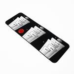 Thickness 0.1-0.5mm Flexible PET Membrane Switch for Various Appliance