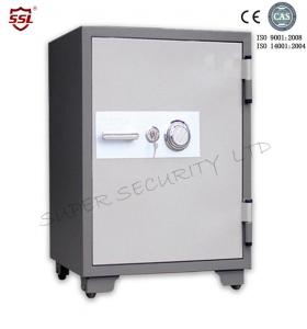 Quality 540L Locking Points Double Door Fire Resistant Safe Box with 8 Steel Live action Draw Bolts for shares markets wholesale