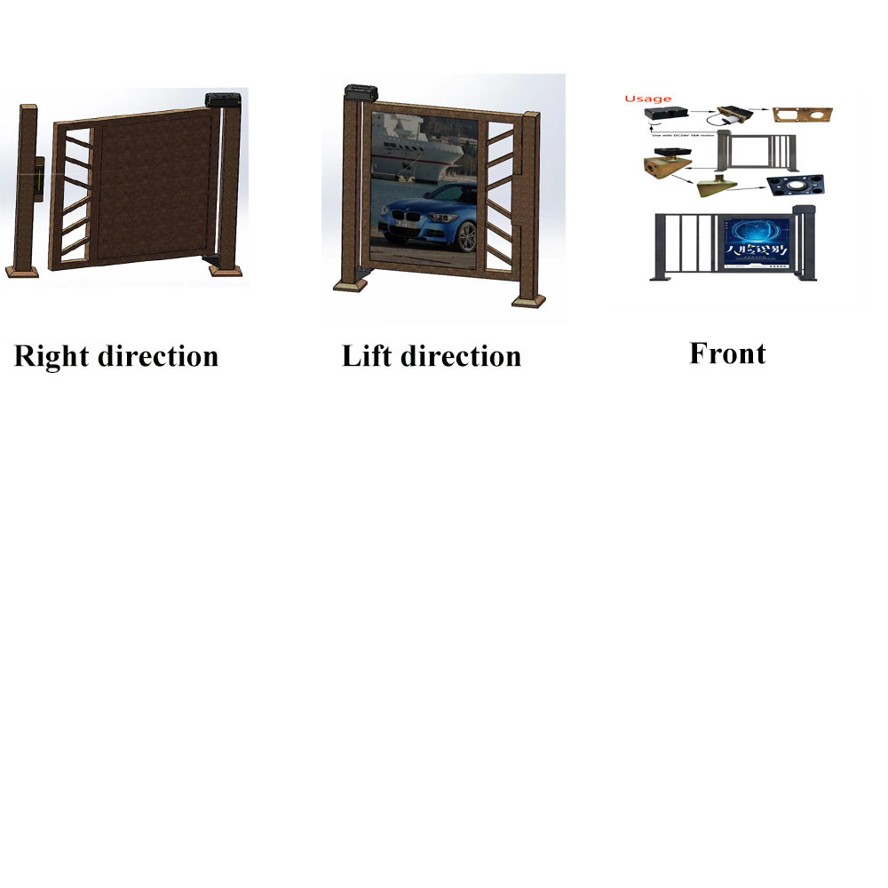 Auto Swing Turnstile Barrier Gate Motor For Indoor Outdoor Access Control System