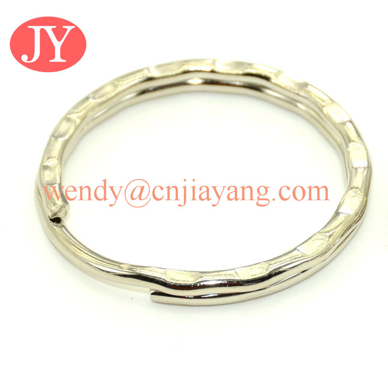 jiayang Split key rings 25mm 1 inch nickel plated steel