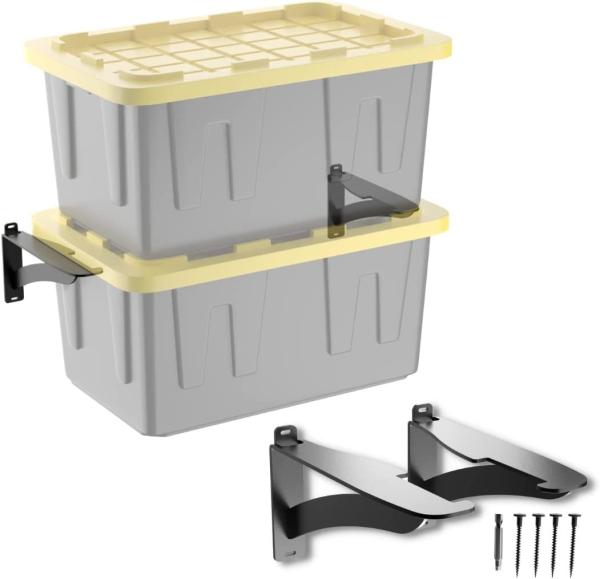 Garage Shed Storage Bins Rack Made of Heavy Duty Steel for 27-Gallon Bins in