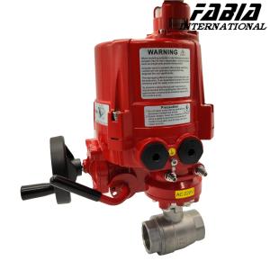 Quality Electric High Pressure Two Piece Ball Valve With Internal Teeth wholesale