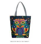Owl Tree dolls printing women handbag canvas shoulder bag lady
