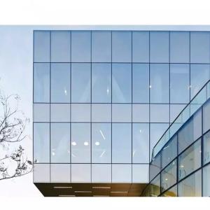 Aluminum Frame Double Glass Curtain Wall Building Facade Panels