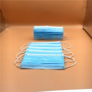 Quality Three Layers Disposable Face Mask / Office Hospital Disposable Mouth Mask wholesale