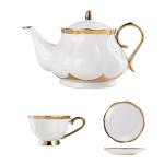 Cup Tea Set Of 6 Ceramic English Coffee Tea Sugar Container Set Arabic Teapot