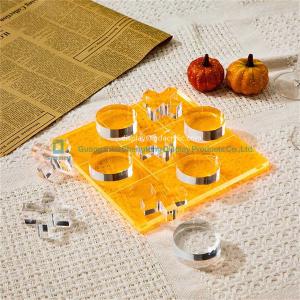 Quality Custom 3d Orange Tic Tac Toe Toys Board Game wholesale