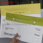 CPE Self Sealing Clothing Shoes and Socks Zipper Bag Transparent Seal Convenient