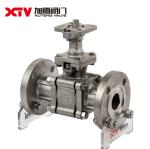 180.000kg 3PC Flanged Ball Valve with High Mount Pad CE APPROVED 30-day Return
