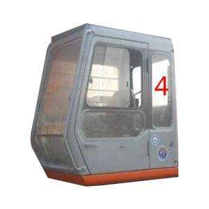Quality DOT HITACHI Excavator Glass Left Door Rear Position NO.4 wholesale