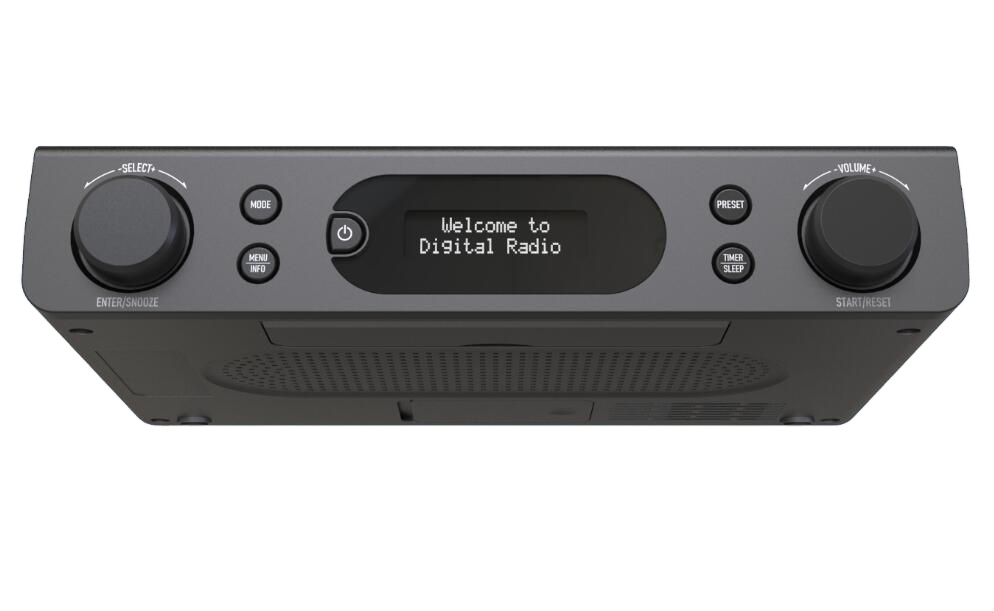Indoor/Outdoor Dual Alarm Bluetooth Radio with DAB FM Radio and Traditional Design