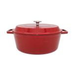 Customized Cast Iron Casserole Enamel Coating Oval Casserole With Lid
