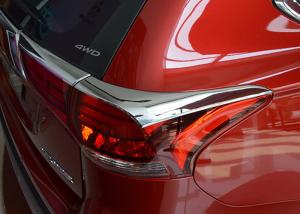 Quality Plastic Car Headlight Covers , MITSUBISHI New Outlander 2016 2017 Chromed Decoration Parts Tail lamp Garnish wholesale