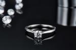 925 Sterling Silver Jewelry Diamond Moissanite Engagement Rings Promise Rings