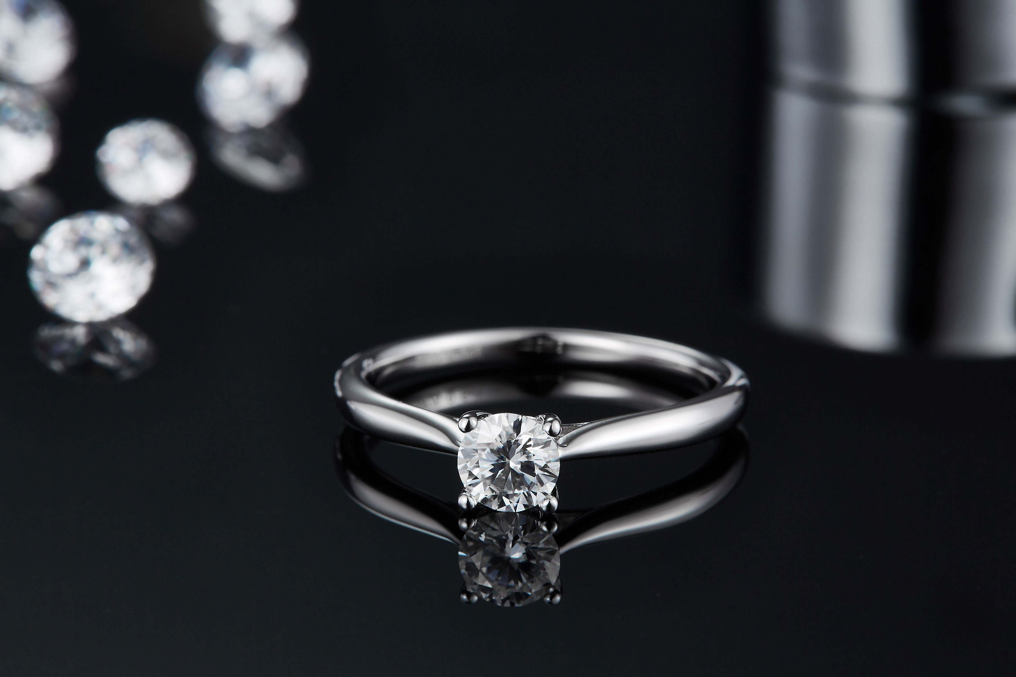 925 Sterling Silver Jewelry Diamond Moissanite Engagement Rings Promise Rings for Women