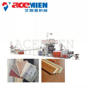 Quality Click Vinyl SPC Flooring Machine 30X4X4M Power 150-250 KW Easy Operation wholesale