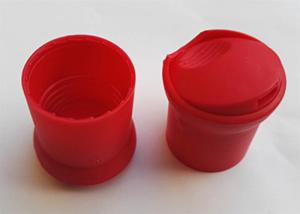 Quality Mushroom Style Plastic Bottle Cap Covers , 24 / 415 Red Waterproof Screw Caps wholesale