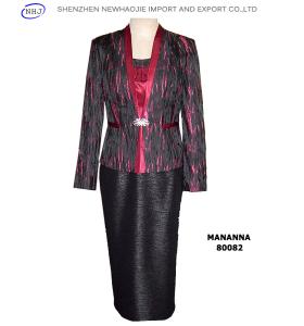 Quality colour combination suits &amp;jacket and skirt suits wholesale