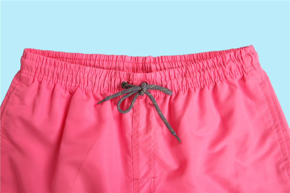 Stockpapa Solid Color Mens Quick Dry Swim Shorts