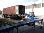Automatic Truck Loading Conveyors without docks for cartons boxes bags packages