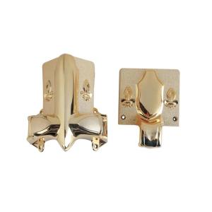Quality Copper Funeral Furniture Coffin Parts Casket Corner PP Plastic wholesale