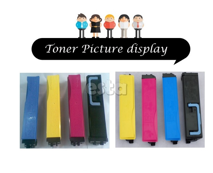 Kyocera original toner cartridges TK 580 Black Cyan Magenta Yellow K C Y M