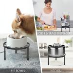 Black Metal Plant Stand for Flower Pot Heavy Duty Potted Holder for Indoor and