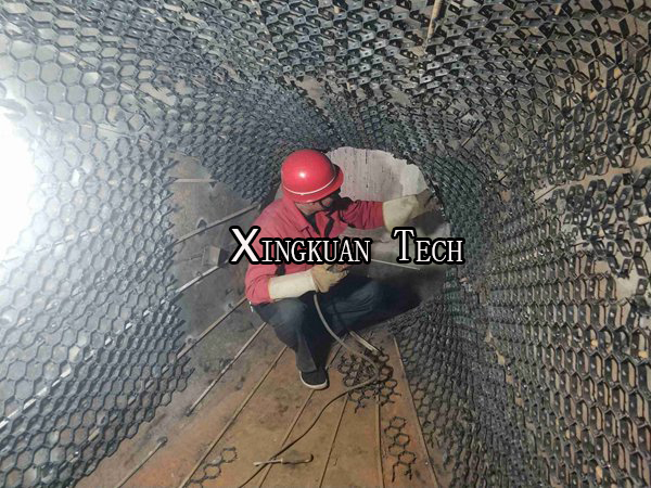 Steel Hex Metal Mesh , Hex Steel Metal Mesh For Refractory Lining