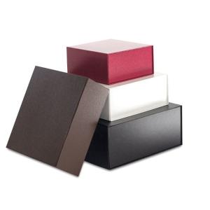 Quality Leatherette Rigid Packaging Box Collapsible With Magnetic Closure wholesale