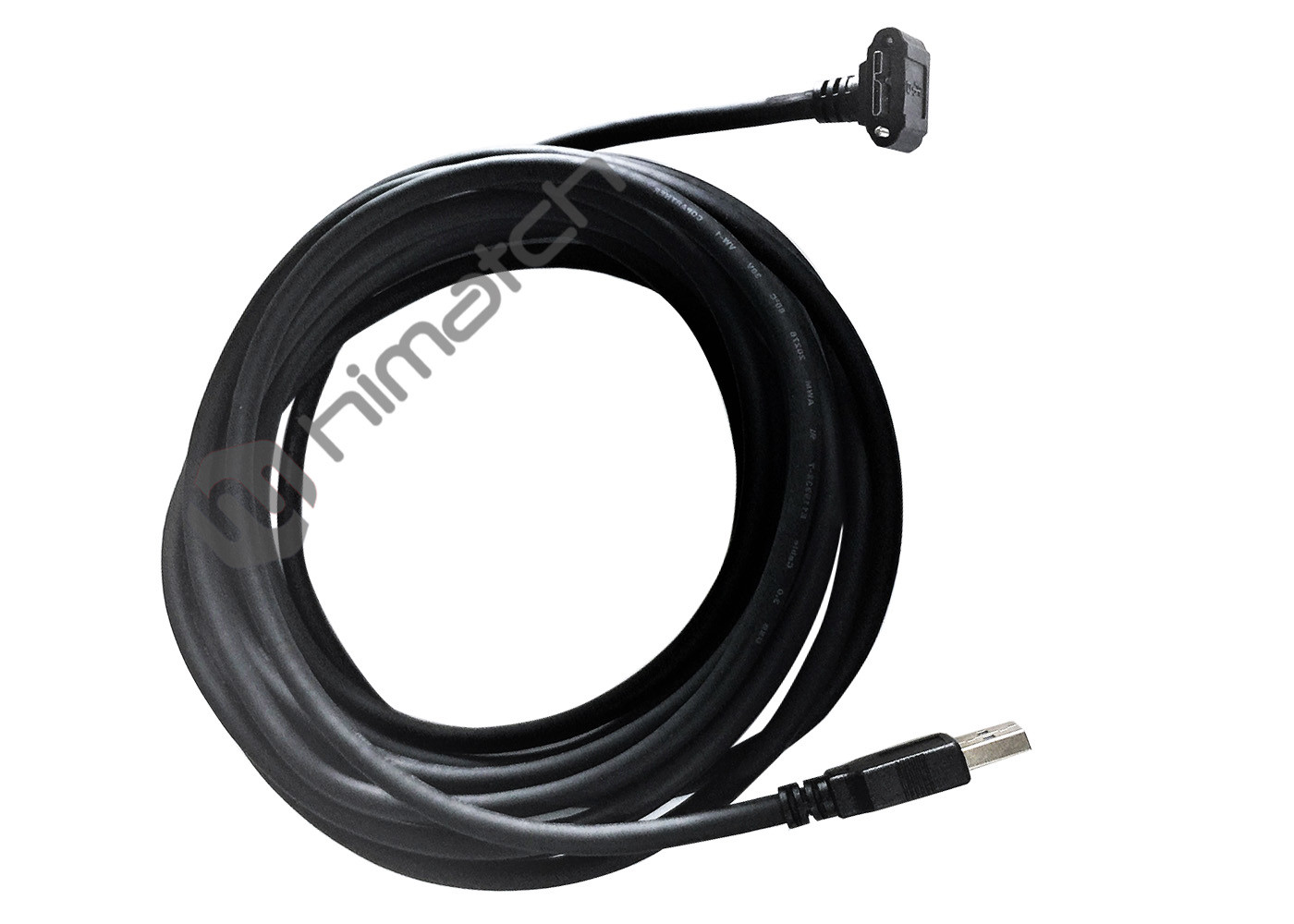 5M USB3 Vision Cable A/M To Micro B Left Angle With Locking Screws Cable