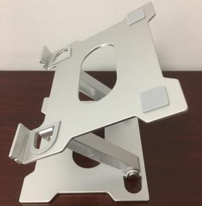 Quality Anodizing 3.0mm Laptop Cooling Stand Silver Aluminum Foldable Tablet Holder wholesale