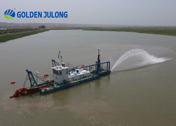 800m3/h Dredger Boat JLCSD250 Cutter Suction Dredger Efficiently Dredging