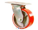 Steel Structure Dumpster Casters 6 Inch Rubber Caster Wheels