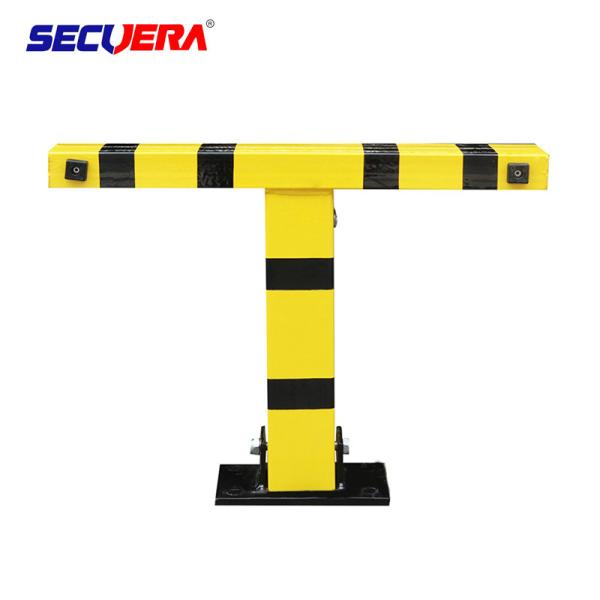 Steel Parking Lot Post Removable Safety Barrier Pyrolitic Coating 3 Years