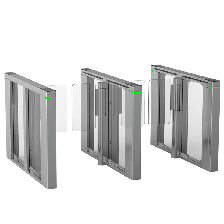 Glass Optical Slim SUS316 RS232 Turnstile Entrance Gates