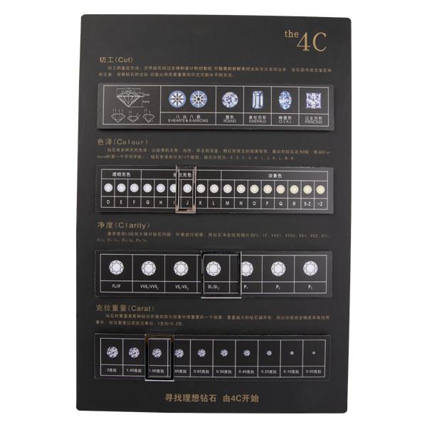 Cheap Handmade Diamond 4c Chart  For Diamond ' Color / Clarity / Shape Easy To Use for sale