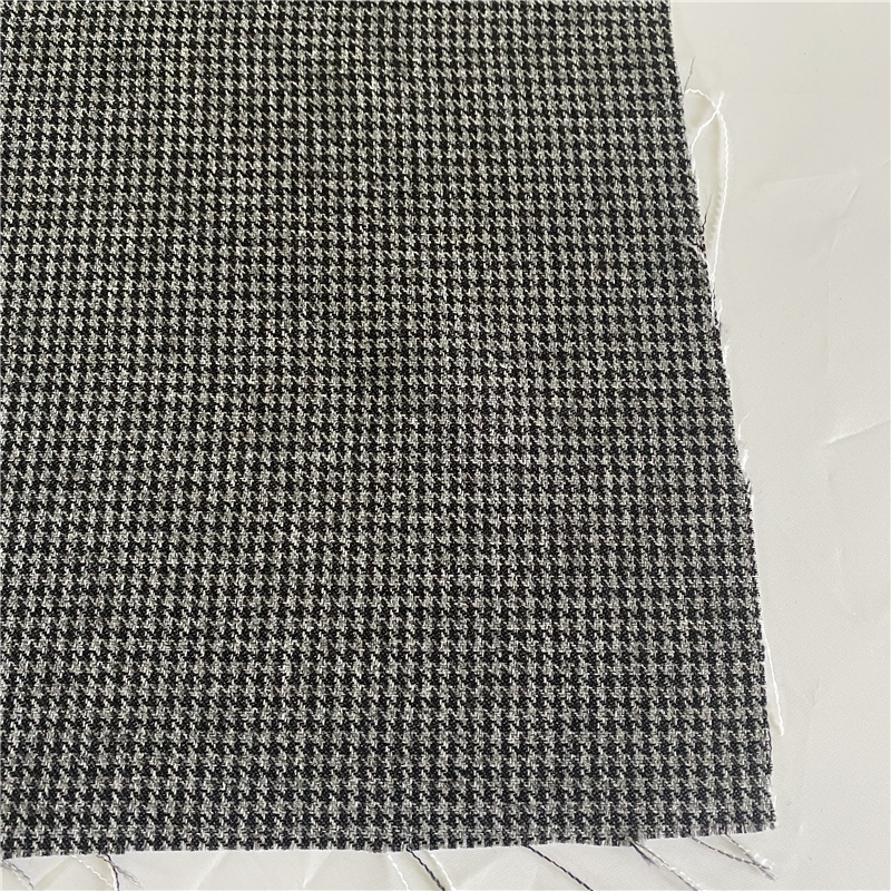 Double-Layer Houndstooth Chivu Fabric for Autumn Winter Coat CHECK FABRIC Width 57/58