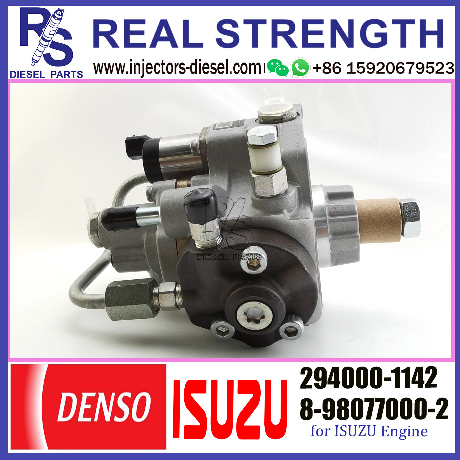 Denso Common Rail Fuel Injection Pump 294000-1142 8-98077000-2 for isuzu engine 8-98077000-2
