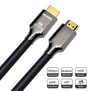 Quality 8K 60HZ High Speed HDMI Copper Cable 8K 3d 48G 24K Glod plated wholesale