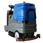 Blue 550mm Width Cleaning Floor Scrubber Ride On Type New Energy Lead Acid
